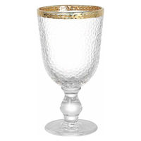 ダルトン グラス 280ml GLASS TABLEWARE OBO GOBLET GOLD PT RIM