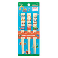 スケーター 箸 16.5cm 竹箸 はたらくクルマ 3膳入 478028 1個（直送品）