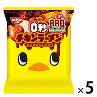 0秒チキンラーメン ＢＢＱ味パウダー付 1セット（1袋×5） 日清食品