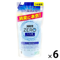 消臭元ZERO 詰め替え トイレ用 フレッシュシャボンの香り 消臭剤 400mL 1セット（１個×6） 小林製薬
