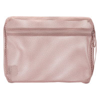 無印良品 立体メッシュケース ピンク Ｌ 約２１×２７×５ｃｍ 良品計画