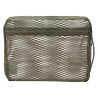 無印良品 立体メッシュケース カーキ Ｌ 約２１×２７×５ｃｍ 良品計画