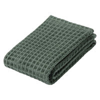 無印良品 ワッフルフェイスタオル（新） ３４×８５ｃｍ グリーン 良品計画