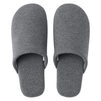 無印良品 綿鹿の子履き心地やわらか足なりスリッパ ＸＬ ２７．５～３０ｃｍ用 グレー 良品計画