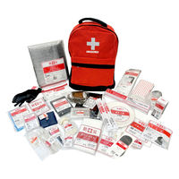 【防災セット】山善 YAMAZEN 防災バッグ30点セット 防災士監修 非常用 防災用品 容量25L YBGー30BB 1個