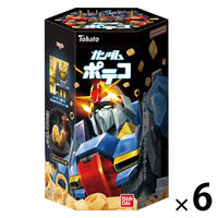 ポテトスナック たべきりさいず ガンダムポテコ　ブラックペッパー味 23g 1セット（1個×6）