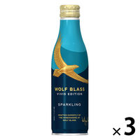 オーストラリア ウルフブラス VIVID EDITION スパークリングワイン 白 辛口 240ml 1セット（3本） ボトル缶