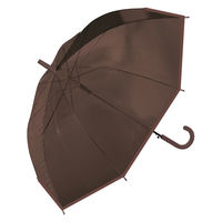 中谷 ワンタッチビニール傘 パイピングカラービニール ジャンプ式 65cm