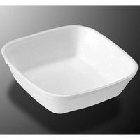 中央化学 惣菜容器 サラダNo.1 白 身 厚 00304612 1ケース(2000個(50個×40))（直送品）