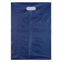 福助工業 ポリ手提袋 ニュー アームバッグ HDネイビーブルー (S) 00335498 1ケース(800個(50個×16))（直送品）
