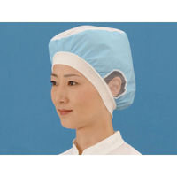 日本メディカルプロダクツ 不織布キャップ エレクトネット帽 EL-480 L ブルー 00359474 1ケース(200個(20個×10))（直送品）