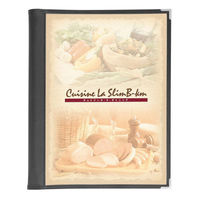 シンビ メニューブック BOLD BINDER ABW バインダークリアアメリカンA4-6P 黒 00389528 1袋(1個)（直送品）