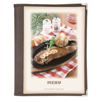 シンビ メニューブック NY-BOLD BINDER-ABW ナイロン 太バインダーメニュー （A4）