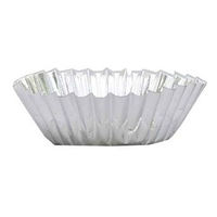 旭創業 アルミカップ アサヒホイルケース 合紙有 丸形 4号浅口(4A) 500枚入 00443711 1ケース(98個(1個×98))（直送品）