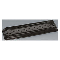 福助工業 寿司容器 夢舞台1-8H黒 00482219 1ケース(600個(50個×12))（直送品）