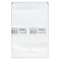 福助工業 惣菜向け平袋 ニューホワイトパック 5号 紐なし 00528539 1ケース(8000個(500個×16))（直送品）