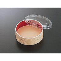 中央化学 折箱 さが野丸 4.3寸 柾目赤(ボ) 00575714 1ケース(360個(15個×24))（直送品）