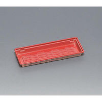 福助工業 寿司容器 新富久折 D-501H 赤杉 00580184 1ケース(1200個(50個×24))（直送品）