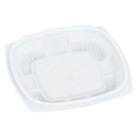 福助工業 惣菜容器 プリモ11-11DH 白 00640902 1ケース(1600個(50個×32))（直送品）