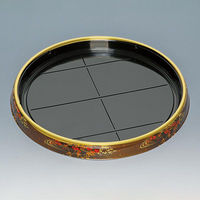 福助工業 寿司桶 新丸桶50H 金桜華 00659753 1ケース(60個(10個×6))（直送品）