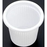 中央化学 タレ入 ミニカップ3/4 白 00665373 1ケース(5000個(50個×100))（直送品）