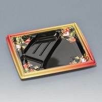 福助工業 弁当容器 箱膳23-20-3H 山水 00688290 1ケース(600個(50個×12))（直送品）