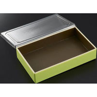 中央化学 折箱 WD-1.5 若草/濃茶F(ボ) 00704675 1ケース(240個(20個×12))（直送品）