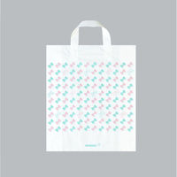 福助工業 ポリ手提袋 カルチャーバッグ カラーリボン 小 00762535 1ケース(500個(20個×25))（直送品）