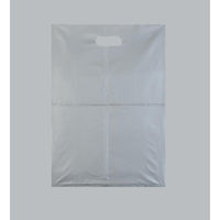 福助工業 ポリ手提袋 ニュー アームバッグ HDシルバー (S) 00762564 1ケース(800個(50個×16))（直送品）