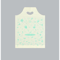 福助工業 ポリ手提袋 ハートバッグ フローラル 小 00762581 1ケース(1000個(100個×10))（直送品）