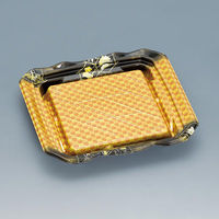 福助工業 寿司容器 旬海皿3-3H 雅市松 00762865 1ケース(400個(50個×8))（直送品）