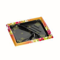 福助工業 弁当容器 箱膳23-20-4H みやび赤 00762906 1ケース(600個(50個×12))（直送品）