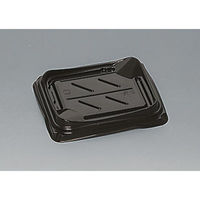 福助工業 寿司容器 夢舞台2-3H黒 00762934 1ケース(800個(50個×16))（直送品）