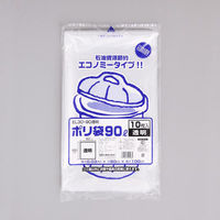 福助工業 LDゴミ袋 ポリ袋 EL30-90 透明 00763128 1ケース(30個(10個×3))（直送品）