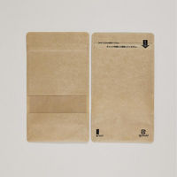 福助工業 スタンドチャック袋クラフトタイプ(窓付き)No.12-21 00766599 1ケース(1500個(50個×30))（直送品）