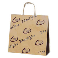 福助工業 紙手提げ袋 ラッピーバッグ No.3 THANK YOU 00769216 1ケース(300個(50個×6))（直送品）