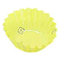 旭創業 おかずカップ PETフィルムカップ 丸形 4号深口(4F) 黄 500枚入 00795079 1ケース(10個(1個×10))（直送品）