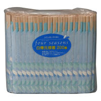 大和物産 割箸 フォーシーズン 白樺元禄箸 200膳 00796094 1ケース(20個(1個×20))（直送品）