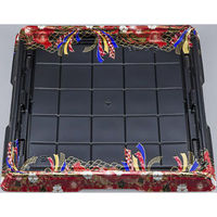 シーピー化成 寿司桶 CZハカマ桶5 令華赤本体(B) 0126205008845 1ケース(120個(10個×12))（直送品）