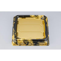 シーピー化成 寿司桶 SFNハカマ角桶34 まいおり金本体 031023400B375 1ケース(450個(50個×9))（直送品）