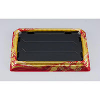 シーピー化成 寿司桶 SFNハカマ角桶36 京彩赤本体 031023600B385 1ケース(300個(10個×30))（直送品）