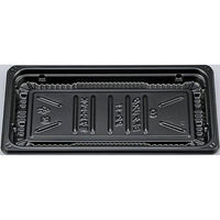 シーピー化成 惣菜容器 BFデリスタ22-11 黒本体 0771221100525 1ケース(1000個(50個×20))（直送品）