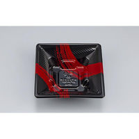 シーピー化成 どんぶり容器 BFツイスト15-15 筆勢黒赤本体 0772151501445 1ケース(1200個(50個×24))（直送品）