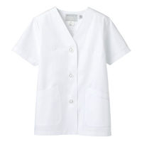 住商モンブラン 1-412_L 調理衣 レディス 半袖 白 L 1ケース(1個)（直送品）