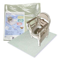 東京メディカル 【介護/医療】トイレ周辺用具 ポータブルトイレ用マット 1607894 1ケース(75個(5個×15))（直送品）