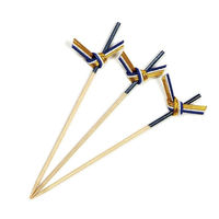 萬洋 竹串 織部串(青) 9cm 100本入 18398B 1ケース(1個)（直送品）