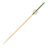 萬洋 竹串 とんぼ珠串(緑) 12cm 100本 18402D 1ケース(1個)（直送品）