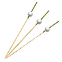 萬洋 竹串 珠かんざし串(銀) 9cm 100本入 18435D 1ケース(1個)（直送品）