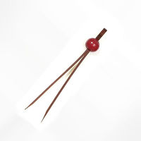 萬洋 竹串 南天松葉串(茶) 5.5cm 50本入 18469A 1ケース(1個)（直送品）