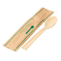 萬洋 使い捨てスプーン 竹スプーン17cm(単袋入) 100本入×20袋 27032A 1ケース(1個)（直送品）